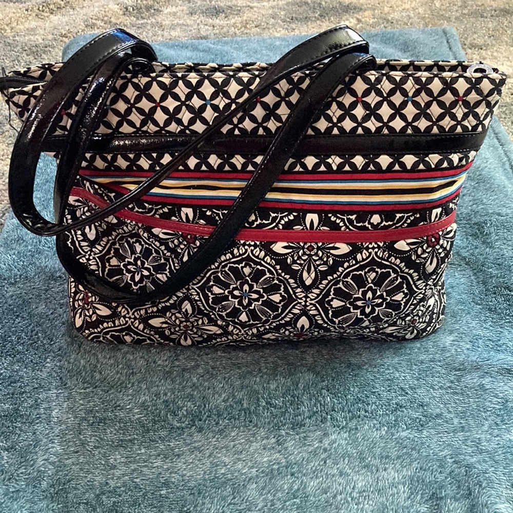 Vera Bradley Trimmed Tote in Barcelona - Picture 2 of 3